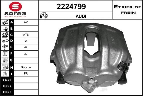 EAI 2224799 - Гальмівний супорт autozip.com.ua