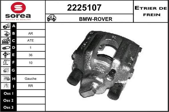 EAI 2225107 - Гальмівний супорт autozip.com.ua