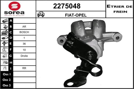 EAI 2275048 - Гальмівний супорт autozip.com.ua