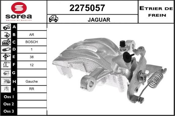 EAI 2275057 - Гальмівний супорт autozip.com.ua