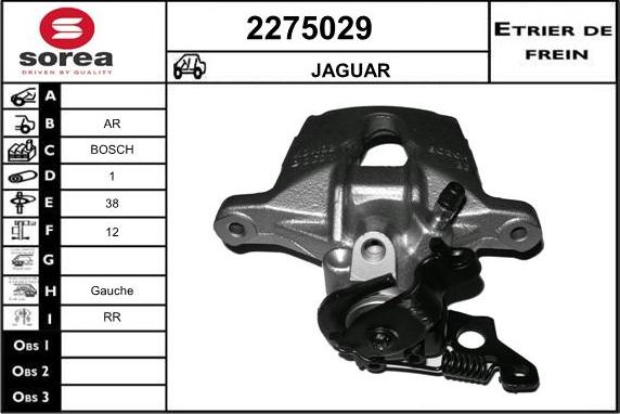 EAI 2275029 - Гальмівний супорт autozip.com.ua