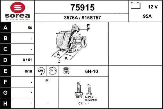 EAI 75915 - Генератор autozip.com.ua