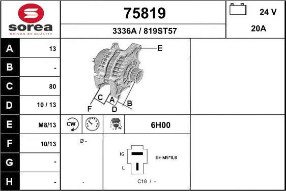 EAI 75819 - Генератор autozip.com.ua