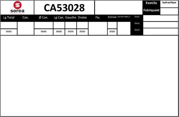 EAI CA53028 - Рульовий механізм, рейка autozip.com.ua