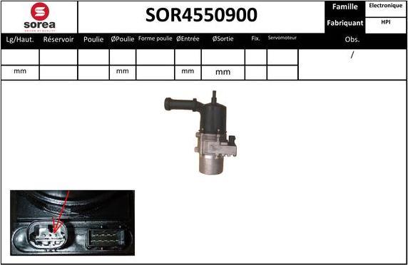 EAI SOR4550900 - Гідравлічний насос, рульове управління, ГУР autozip.com.ua