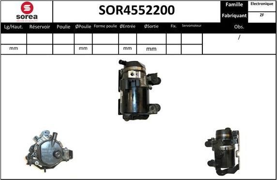 EAI SOR4552200 - Гідравлічний насос, рульове управління, ГУР autozip.com.ua