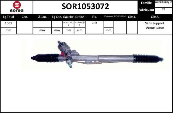 EAI SOR1053072 - Рульовий механізм, рейка autozip.com.ua