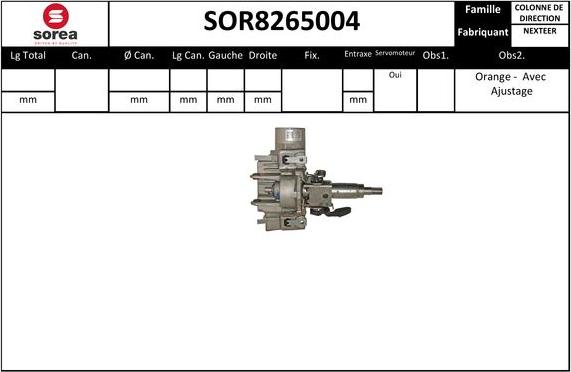 EAI SOR8265004 - Рульова колонка autozip.com.ua