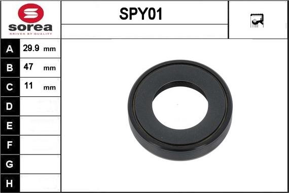 EAI SPY01 - Ущільнене кільце, диференціал autozip.com.ua