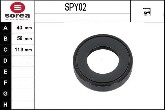EAI SPY02 - Ущільнене кільце, диференціал autozip.com.ua
