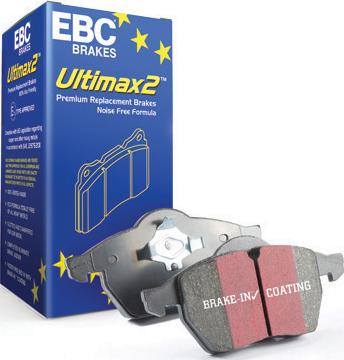 EBC Brakes DP1101 - Гальмівні колодки, дискові гальма autozip.com.ua