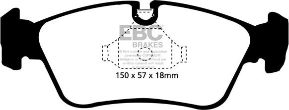 BMW 3411 6761 244 F - Гальмівні колодки, дискові гальма autozip.com.ua