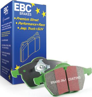 EBC Brakes DP22384 - Гальмівні колодки, дискові гальма autozip.com.ua