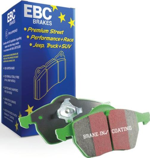 EBC Brakes DP21223 - Гальмівні колодки, дискові гальма autozip.com.ua