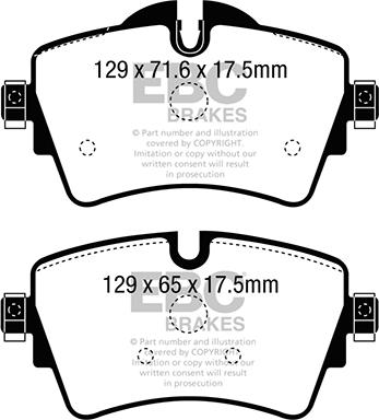 SBS 1501221572 - Гальмівні колодки, дискові гальма autozip.com.ua