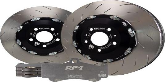 EBC Brakes P2DK013RP1 - Комплект економічних гальм autozip.com.ua