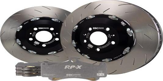 EBC Brakes P2DK013RPX - Комплект економічних гальм autozip.com.ua