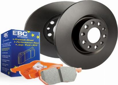 EBC Brakes PD05KF574 - Комплект економічних гальм autozip.com.ua