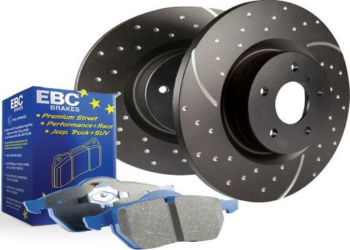 EBC Brakes PD14KF504 - Комплект економічних гальм autozip.com.ua