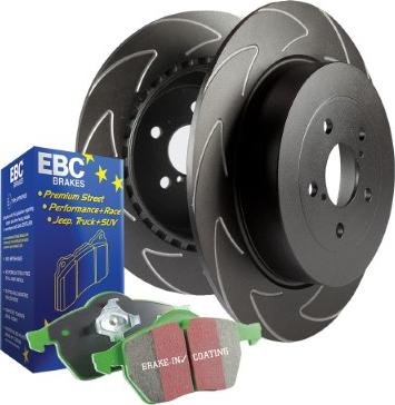 EBC Brakes PD16KF037 - Комплект економічних гальм autozip.com.ua