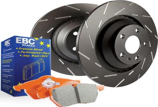 EBC Brakes PD10KF809 - Комплект економічних гальм autozip.com.ua