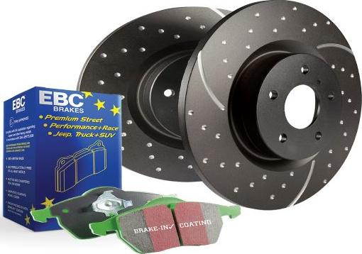 EBC Brakes PD11KF1222 - Комплект економічних гальм autozip.com.ua