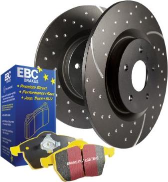 EBC Brakes PD13KF808 - Комплект економічних гальм autozip.com.ua