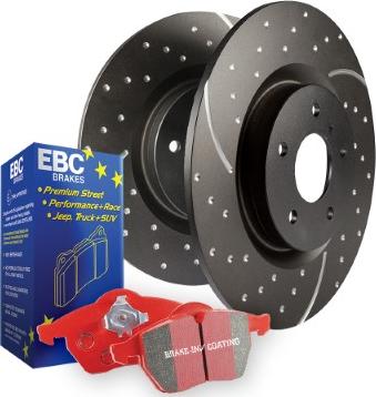 EBC Brakes PD12KF025 - Комплект економічних гальм autozip.com.ua