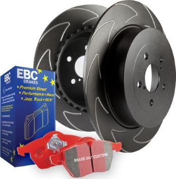 EBC Brakes PD17KF008 - Комплект економічних гальм autozip.com.ua