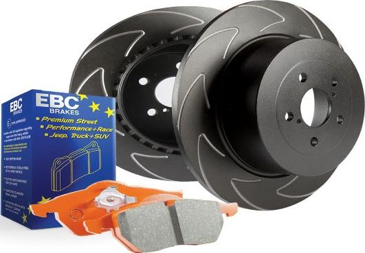 EBC Brakes PD20KF1289 - Комплект економічних гальм autozip.com.ua