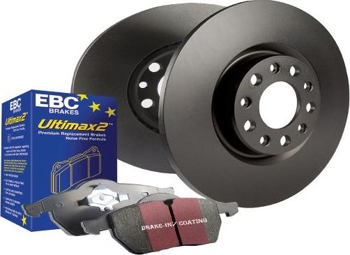 EBC Brakes PDKF1641 - Комплект економічних гальм autozip.com.ua