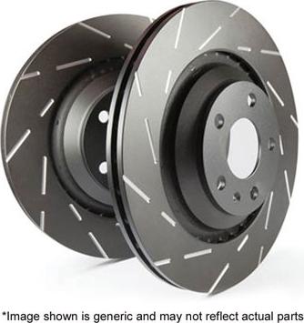 EBC Brakes USR311 - Гальмівний диск autozip.com.ua