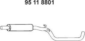 Eberspächer 95 11 8801 - Середній глушник вихлопних газів autozip.com.ua