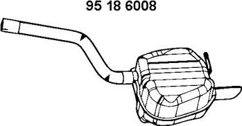 Eberspächer 95 18 6008 - Глушник вихлопних газів кінцевий autozip.com.ua