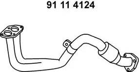 Eberspächer 91 11 4124 - Труба вихлопного газу autozip.com.ua