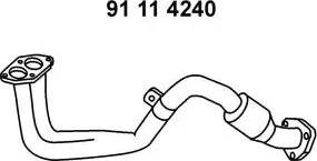 Eberspächer 91 11 4240 - Труба вихлопного газу autozip.com.ua