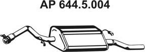 Eberspächer 644.5.004 - Глушник вихлопних газів кінцевий autozip.com.ua