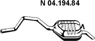 Eberspächer 04.194.84 - Глушник вихлопних газів кінцевий autozip.com.ua