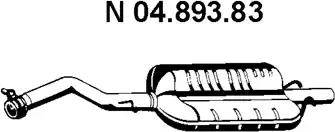 Eberspächer 04.893.84 - Глушник вихлопних газів кінцевий autozip.com.ua