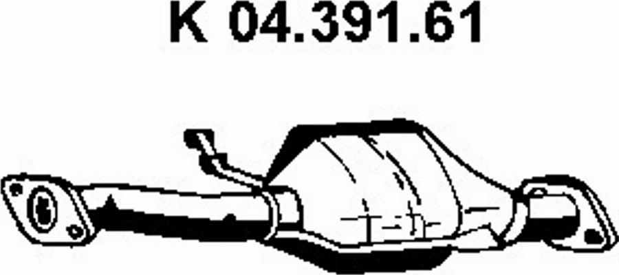Eberspächer 04.391.61 - Каталізатор autozip.com.ua