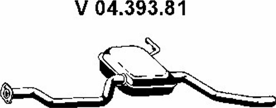 Eberspächer 04.393.81 - Середній глушник вихлопних газів autozip.com.ua