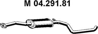Eberspächer 04.291.81 - Середній глушник вихлопних газів autozip.com.ua