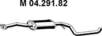 Eberspächer 04.291.82 - Середній глушник вихлопних газів autozip.com.ua
