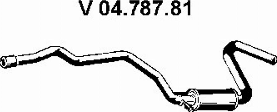 Eberspächer 04.787.81 - Середній глушник вихлопних газів autozip.com.ua