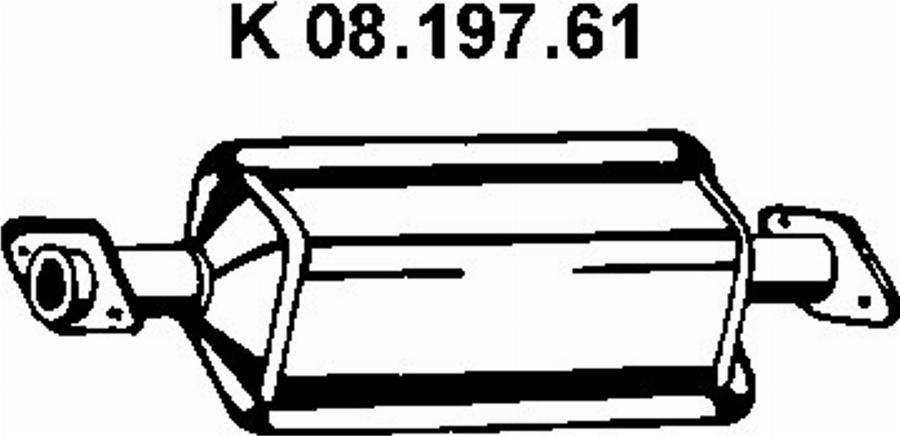 Eberspächer 08.197.61 - Каталізатор autozip.com.ua