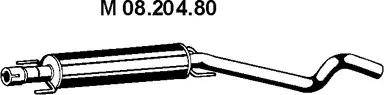 Eberspächer 08.204.80 - Середній глушник вихлопних газів autozip.com.ua