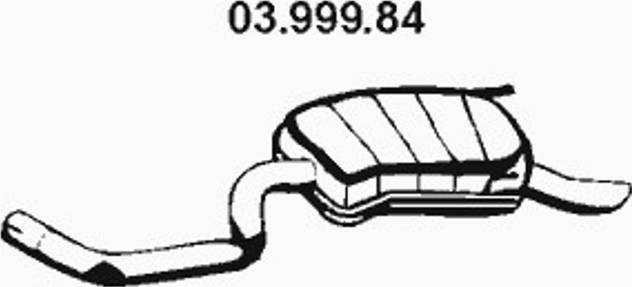 Eberspächer 03.999.84 - Глушник вихлопних газів кінцевий autozip.com.ua