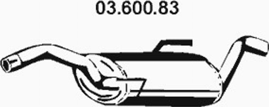 Eberspächer 03.600.83 - Глушник вихлопних газів кінцевий autozip.com.ua
