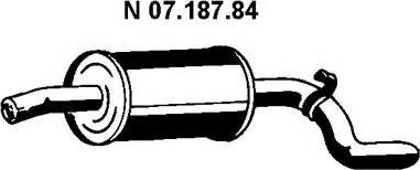 Eberspächer 07.187.84 - Глушник вихлопних газів кінцевий autozip.com.ua