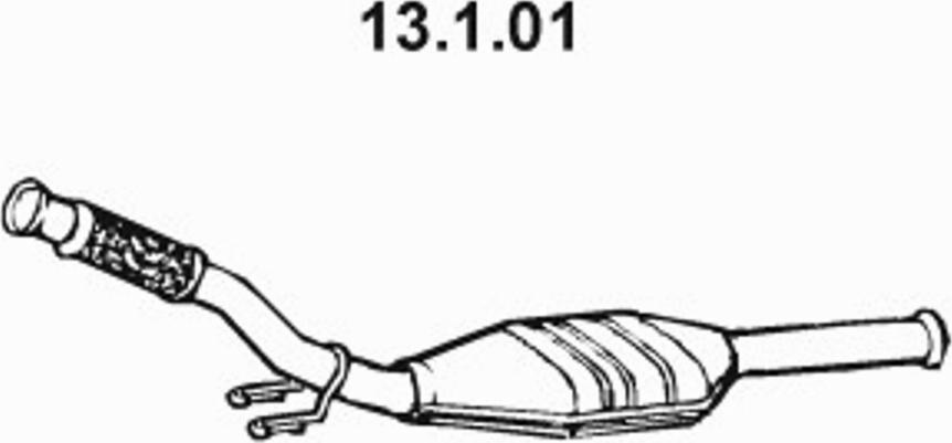 Eberspächer 13.1.01 - Каталізатор autozip.com.ua